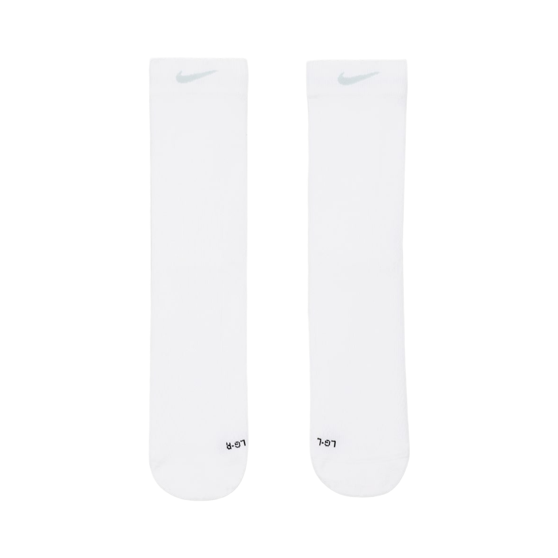 나이키 러닝 라이트웨이트 크루 삭스 화이트 블랙 (국내 정식 발매 제품)(Nike Running Lightweight Crew Socks White Black (Korean Ver.)) - 2