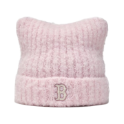 MLB Plush Meowing Beanie Boston Red Sox Pink