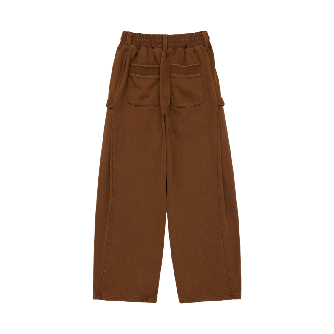 콜아웃뉴이어 워시드 러플 팬츠 / 브라운(CONY Washed Ruffle Pants / Brown) - 2