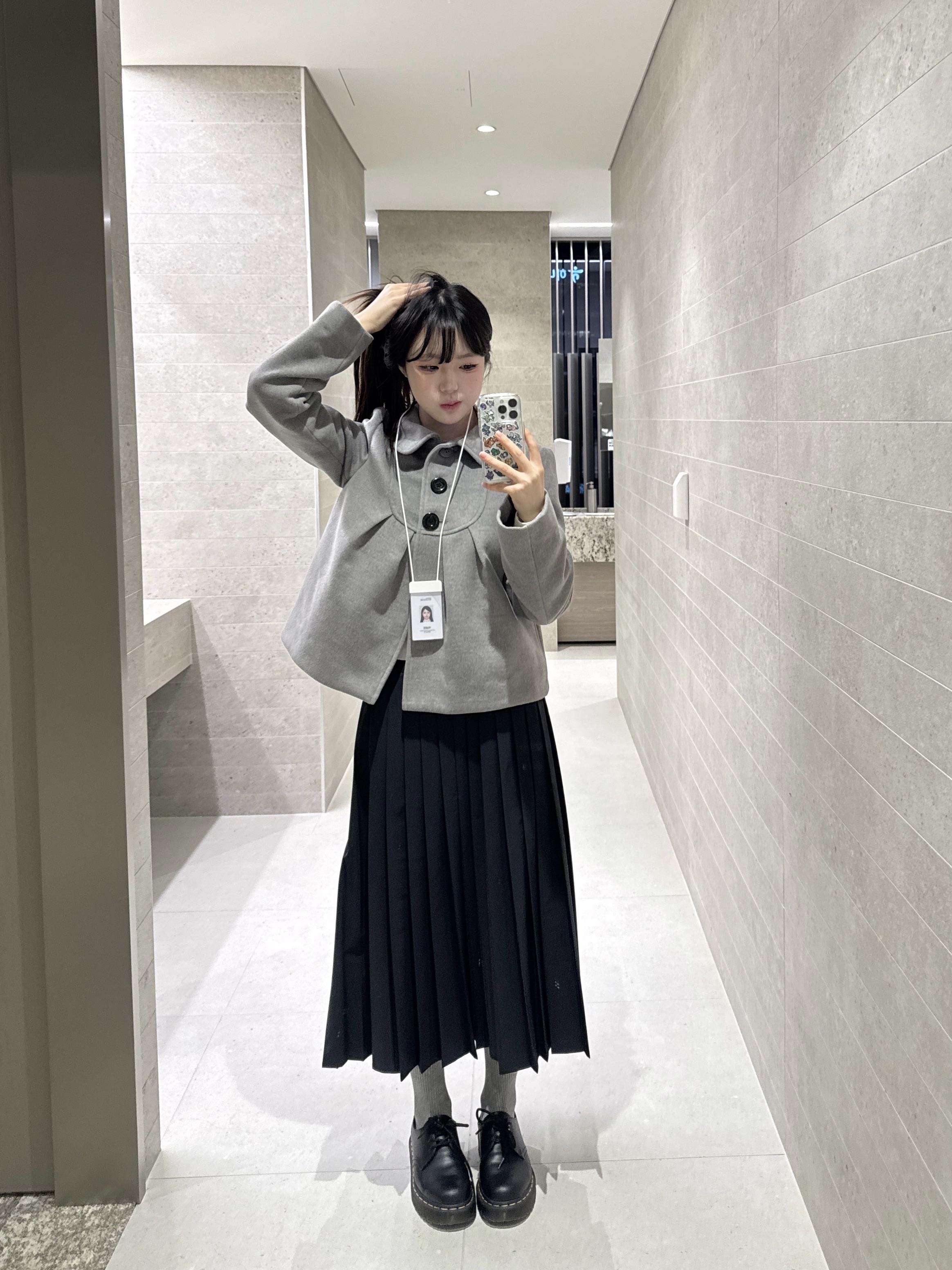 Dr. Martens 1461 Bex Black 착용 스타일 - 2
