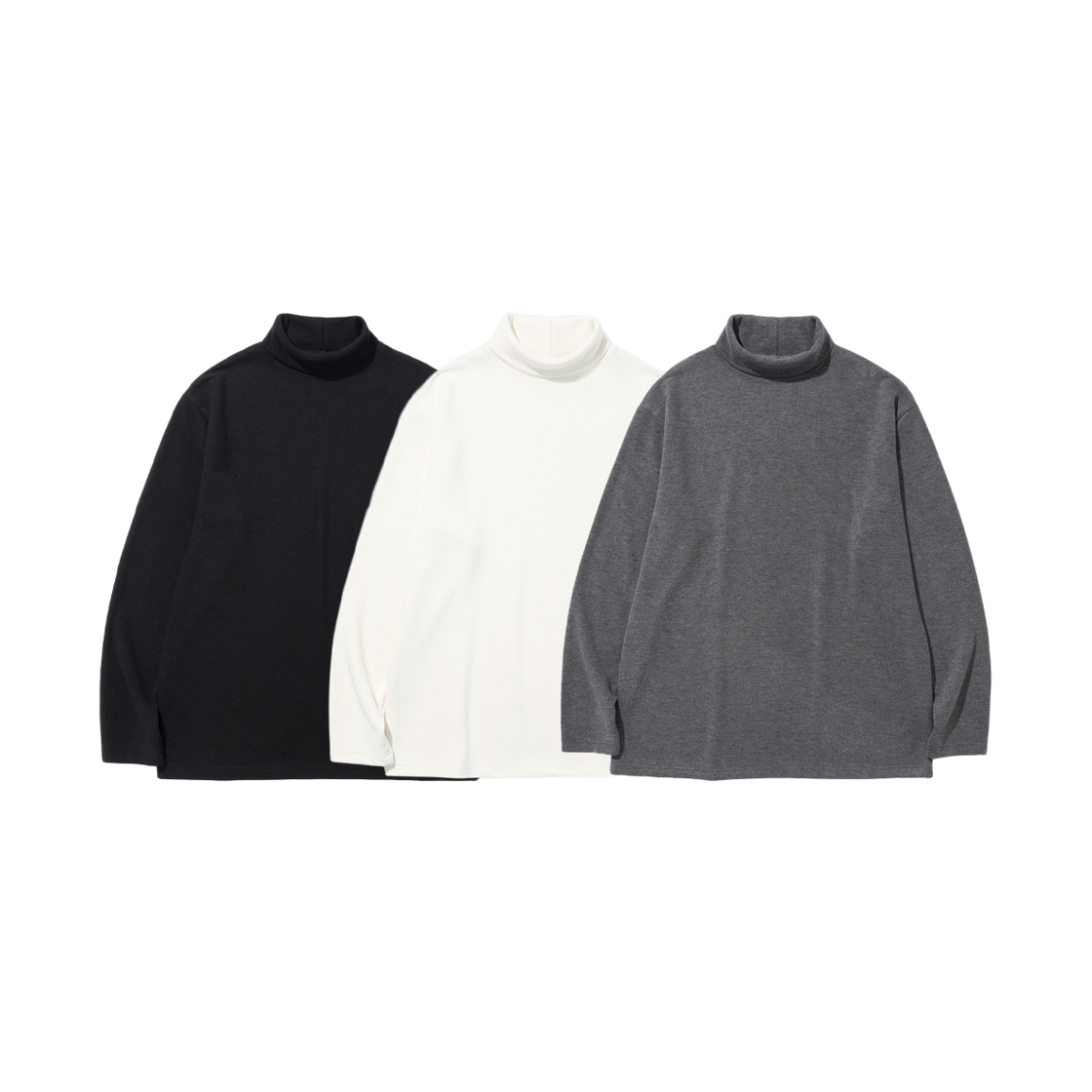 니티드 2PACK 터틀넥 롱 슬리브(Knitted 2PACK Turtle Neck Long Sleeve Knit)