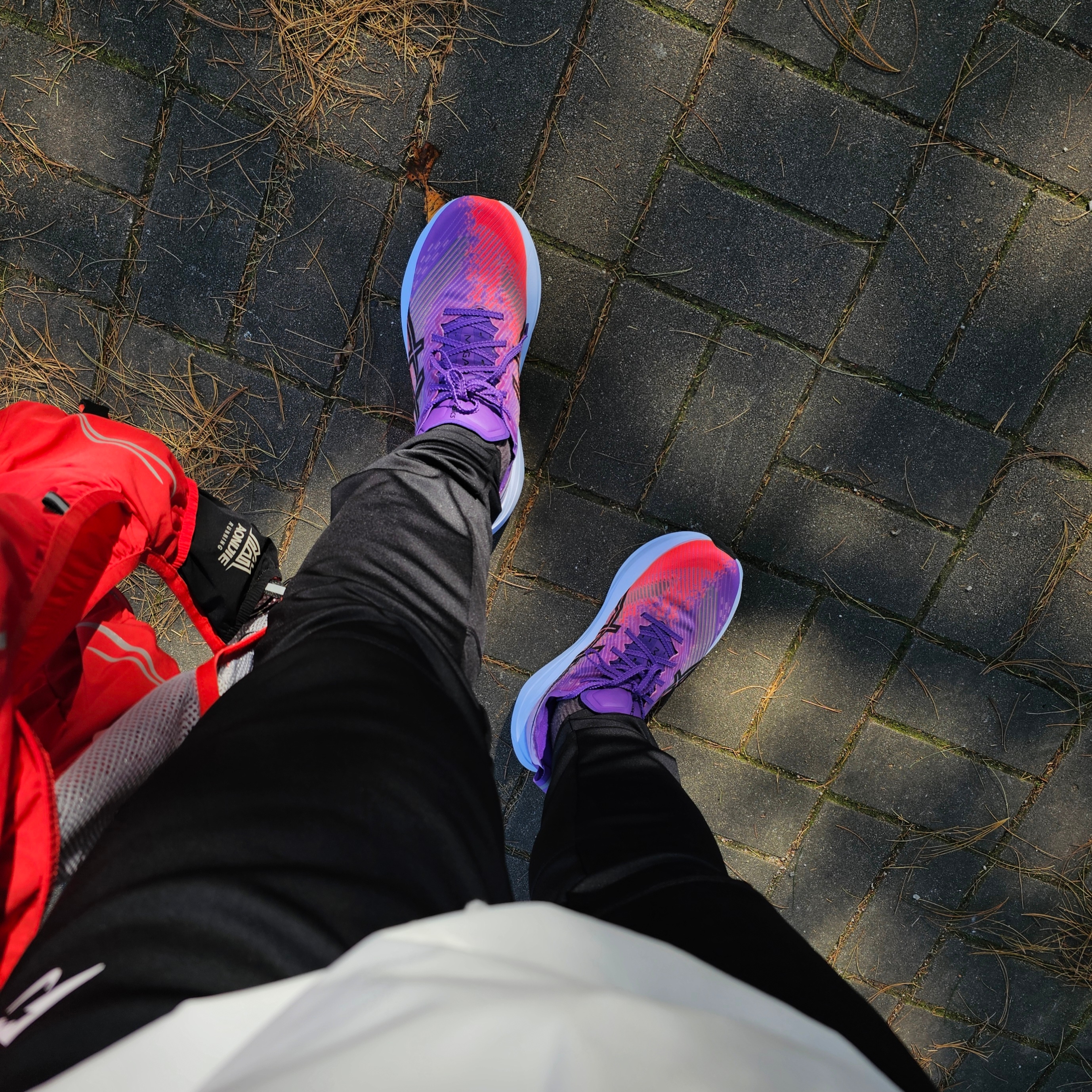 Nike Lunar Ray Winterized Running Tights Black White - US/EU, Asics Megablast Edo Purple Black 착용 스타일