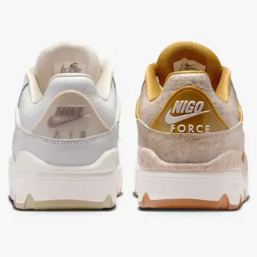 Nike x Nigo Air Force 3 Low Phantom and Night Stadium 착용 스타일 - 4