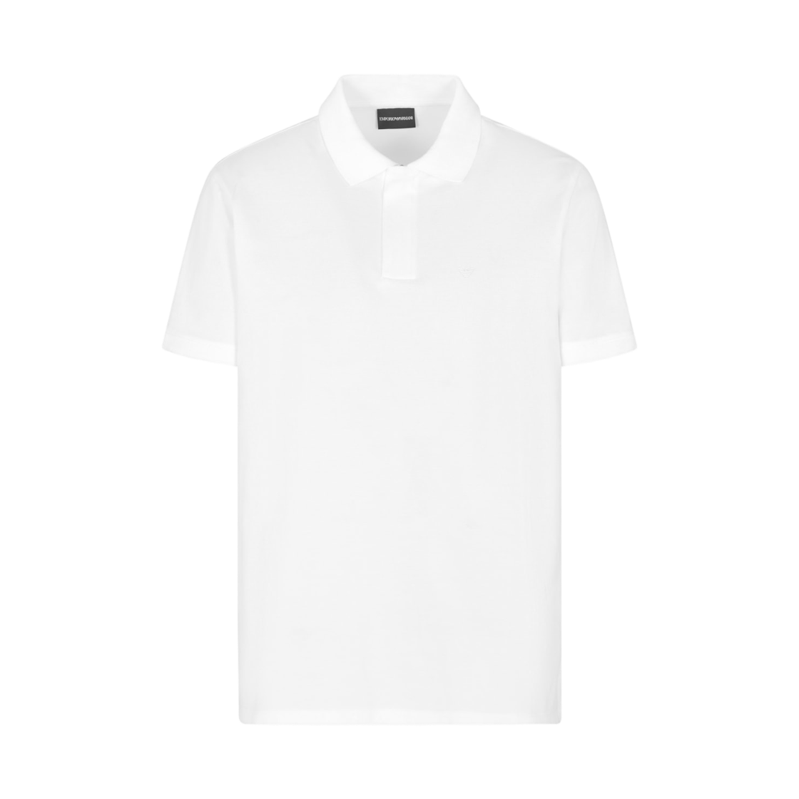 EM003171AF13742U0003 Emporio Armani Travel Essentials Pique Polo Shirt White