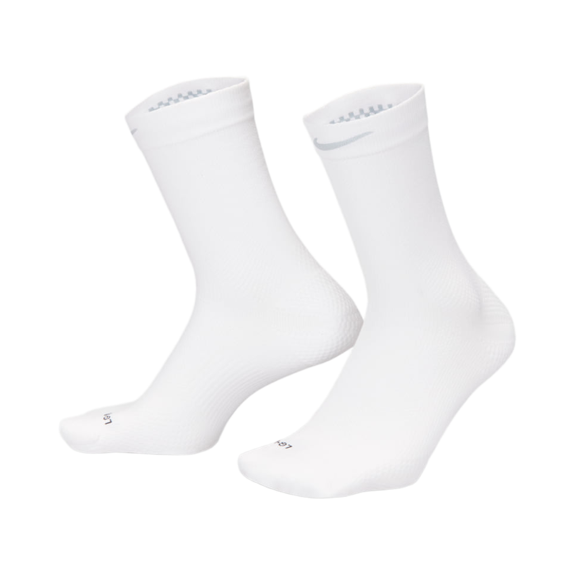 HV6919-100 Nike Running Lightweight Crew Socks White Black (Korean Ver.)