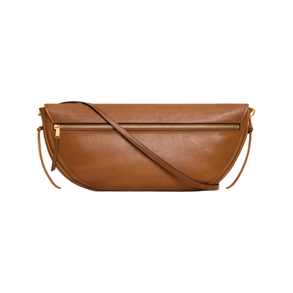 셀린느 하프문 소프트 트리옹프 백 서플 샤이니 램스킨 소프트 탄(Celine Halfmoon Soft Triomphe Bag in Supple Shiny Lambskin Soft Tan) - 3