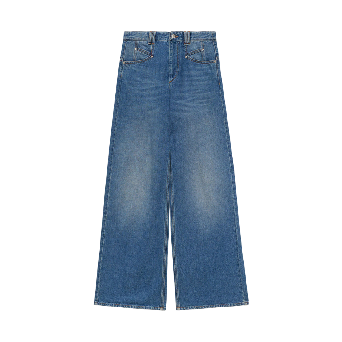 PA0052FA-B1H06I-30BU (W) Isabel Marant Lemony Pants Blue - 25FW