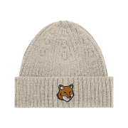 Maison Kitsune Fox Head Beanie Paper