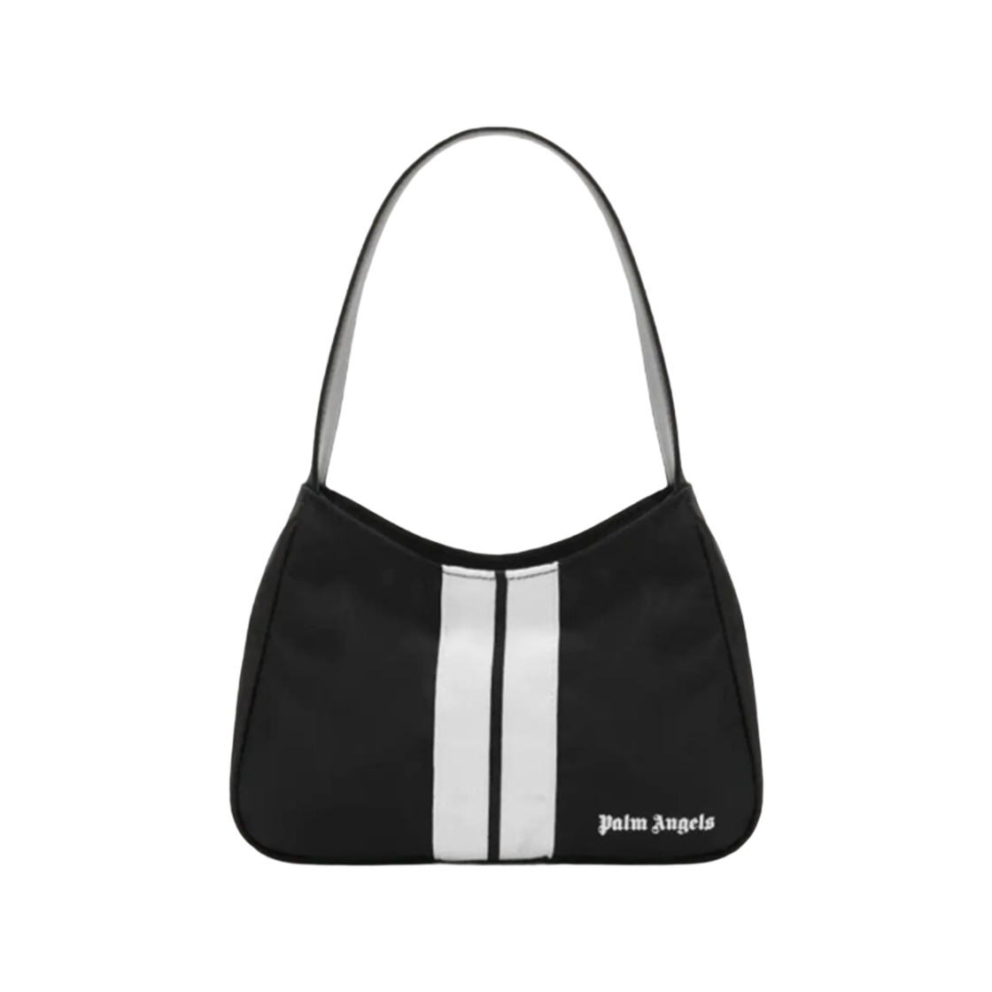 P9G1WPA99 Palm Angels Venice Track Hobo Bag Black