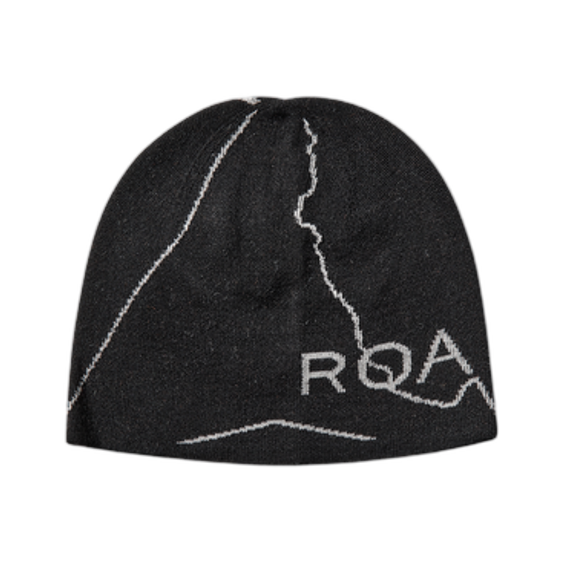 YBUW239YA08 BLK0001 ROA x Mental Athletic Logo Beanie Black