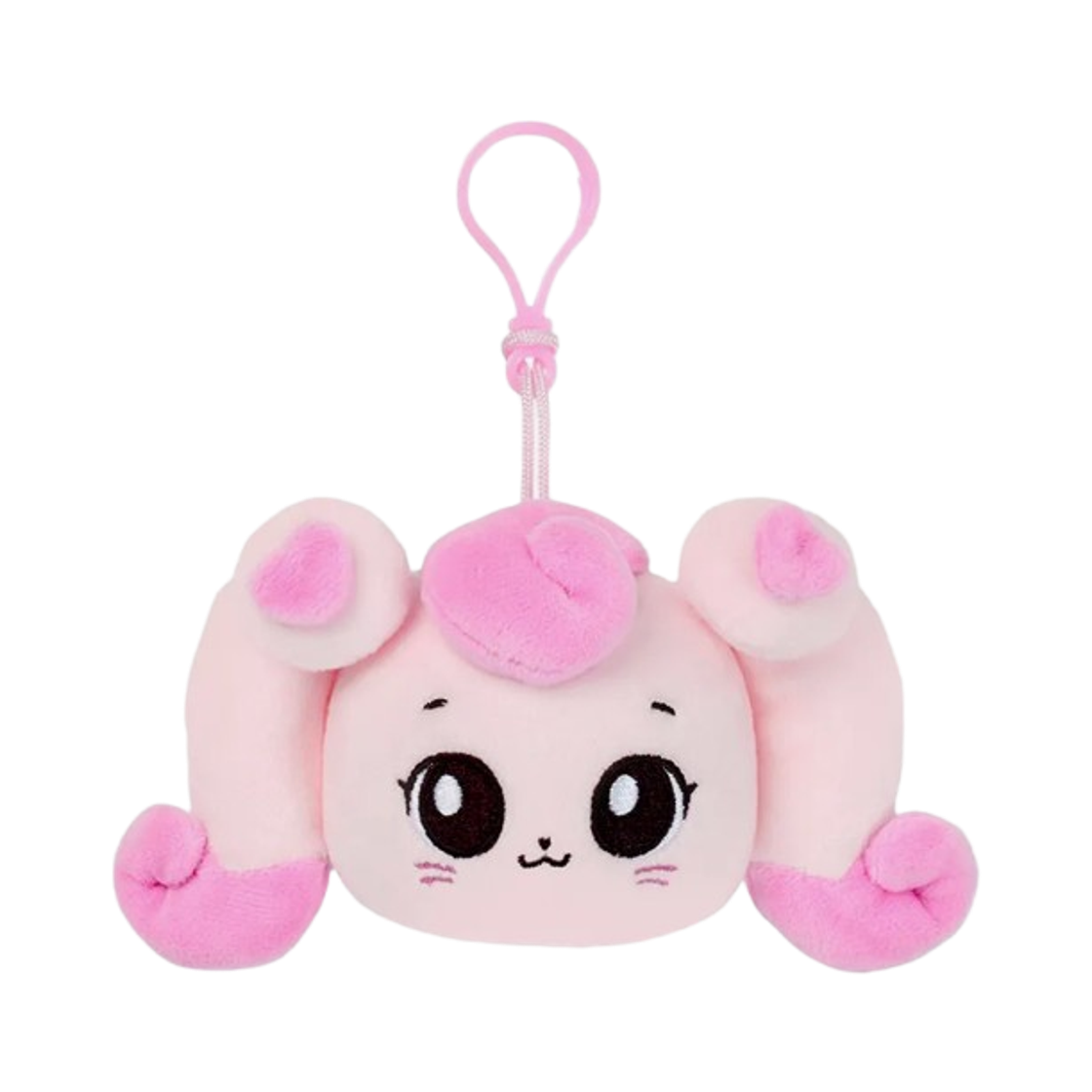 캐치! 티니핑 하츄생활 얼굴 봉제 미니 키링 하츄핑(Catch! Teenieping Laid-back Days Face Mini Plush Keyring Heartsping) - 1