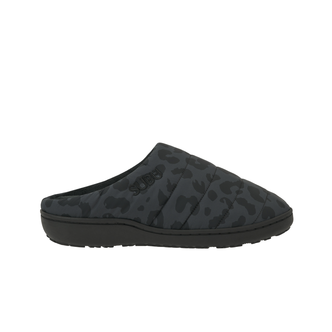 스부 다운 샌들 레오파드 차콜(Subu Down Sandal Leopard Charcoal)