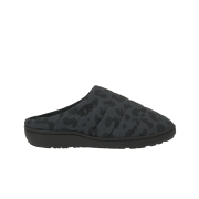 Subu Down Sandal Leopard Charcoal