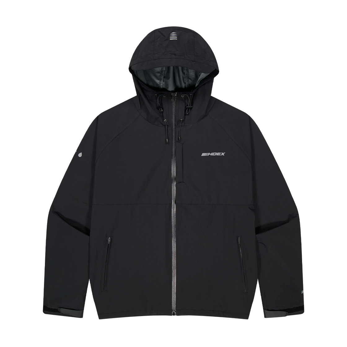 에이치덱스 어시스트 스테디 스톰 쉘 자켓 블랙(HDEX Assist Steady Storm Shell Jacket Black)