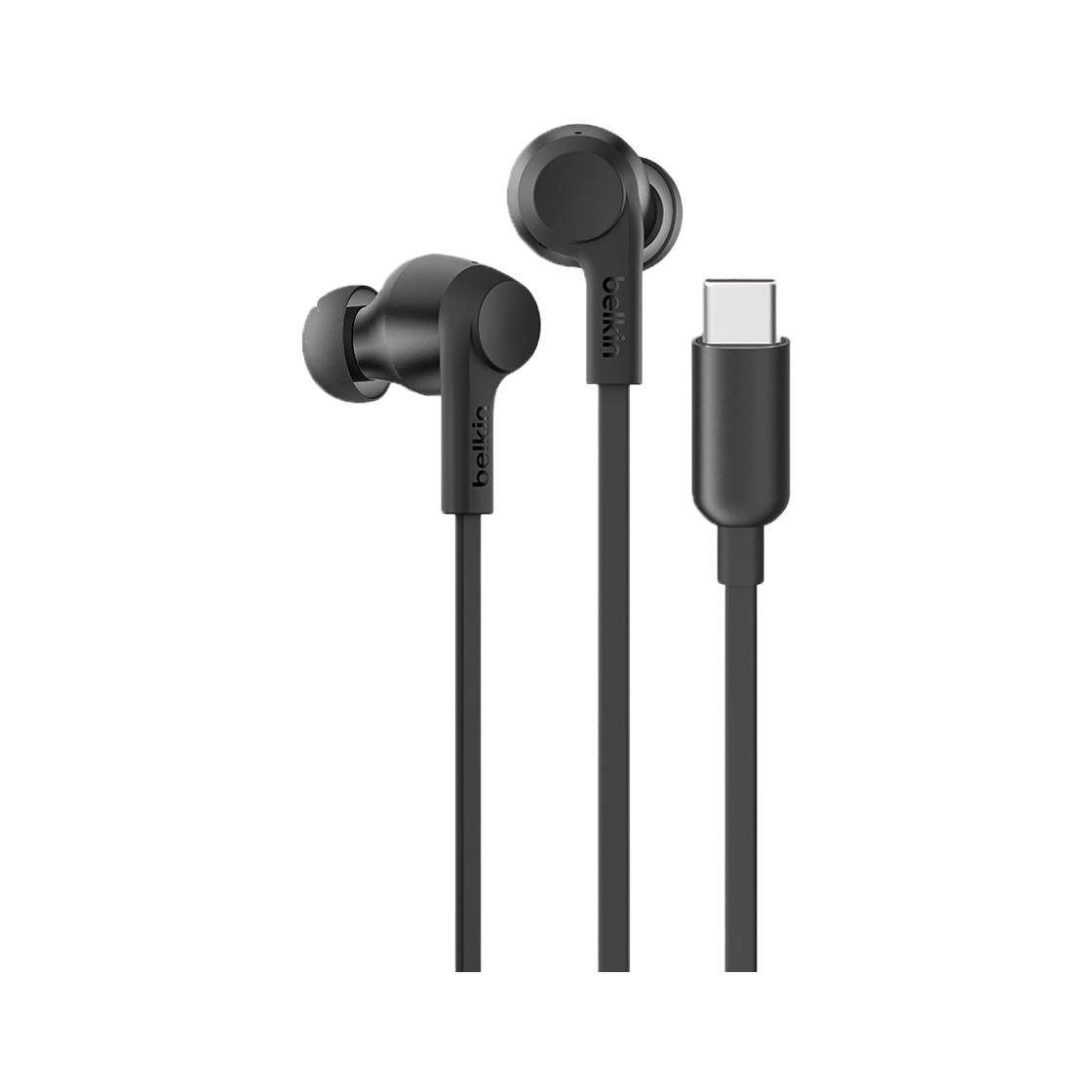 G3H0003fqBK Belkin ANC Wired Earbuds With USB-C Connector Black