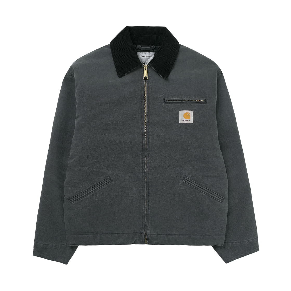 I035614-3CL-4O Carhartt WIP OG Detroit Jacket Graphite Black - Winter