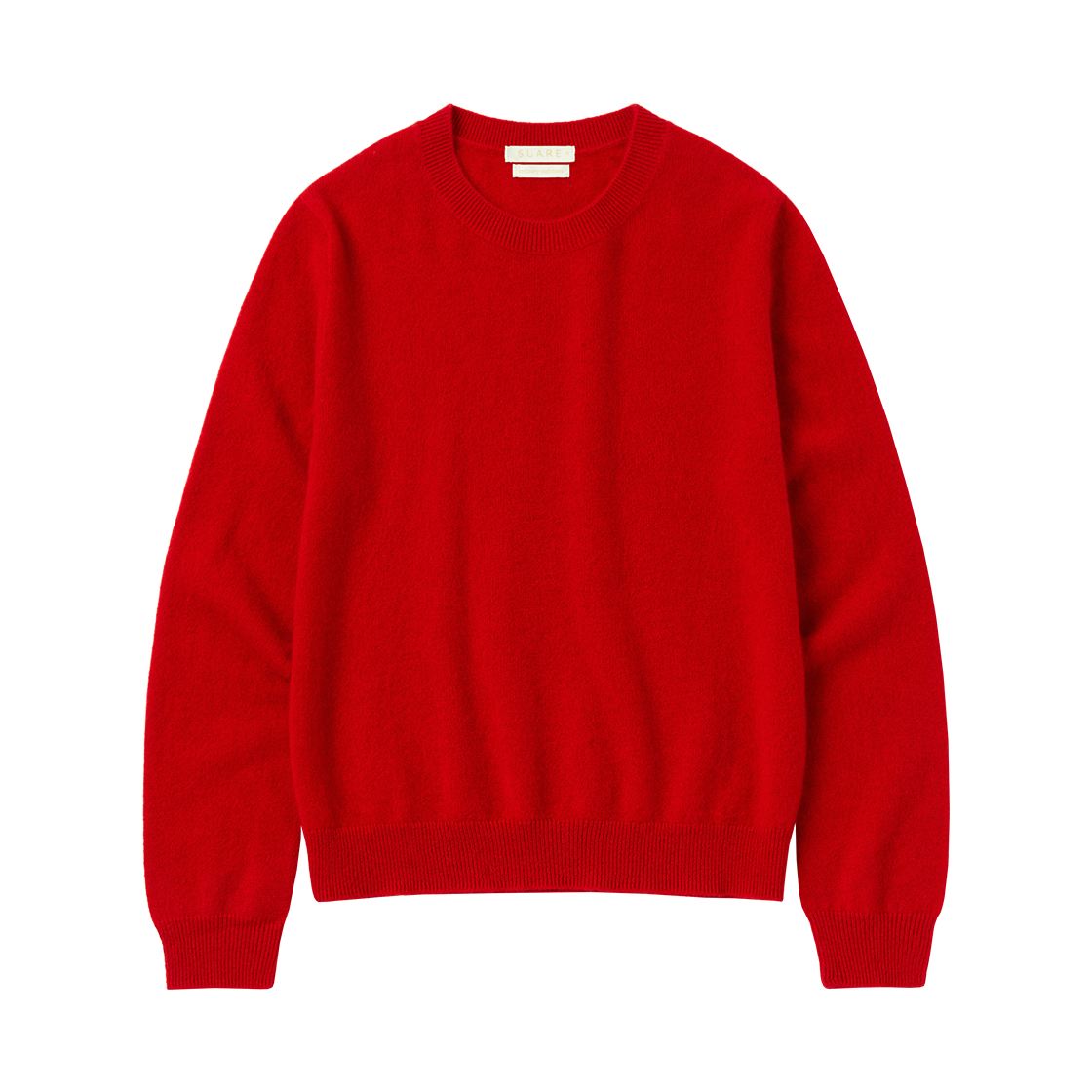 SBDAWLKN011RD Suare women cashmere 100 wholegarment knit lip red