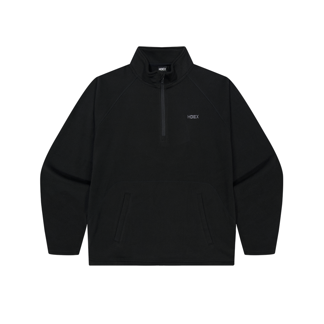 H253MRSTL040BK HDEX Warm Heat EZ Half Zip-up Black