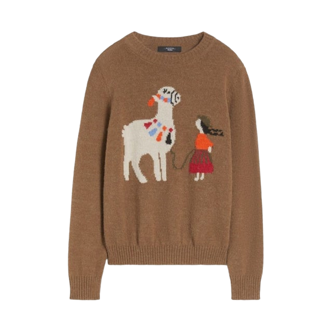NITRA-005 (W) Weekend Max Mara Nitra Alpaca Wool Jumper Hazelnut Brown
