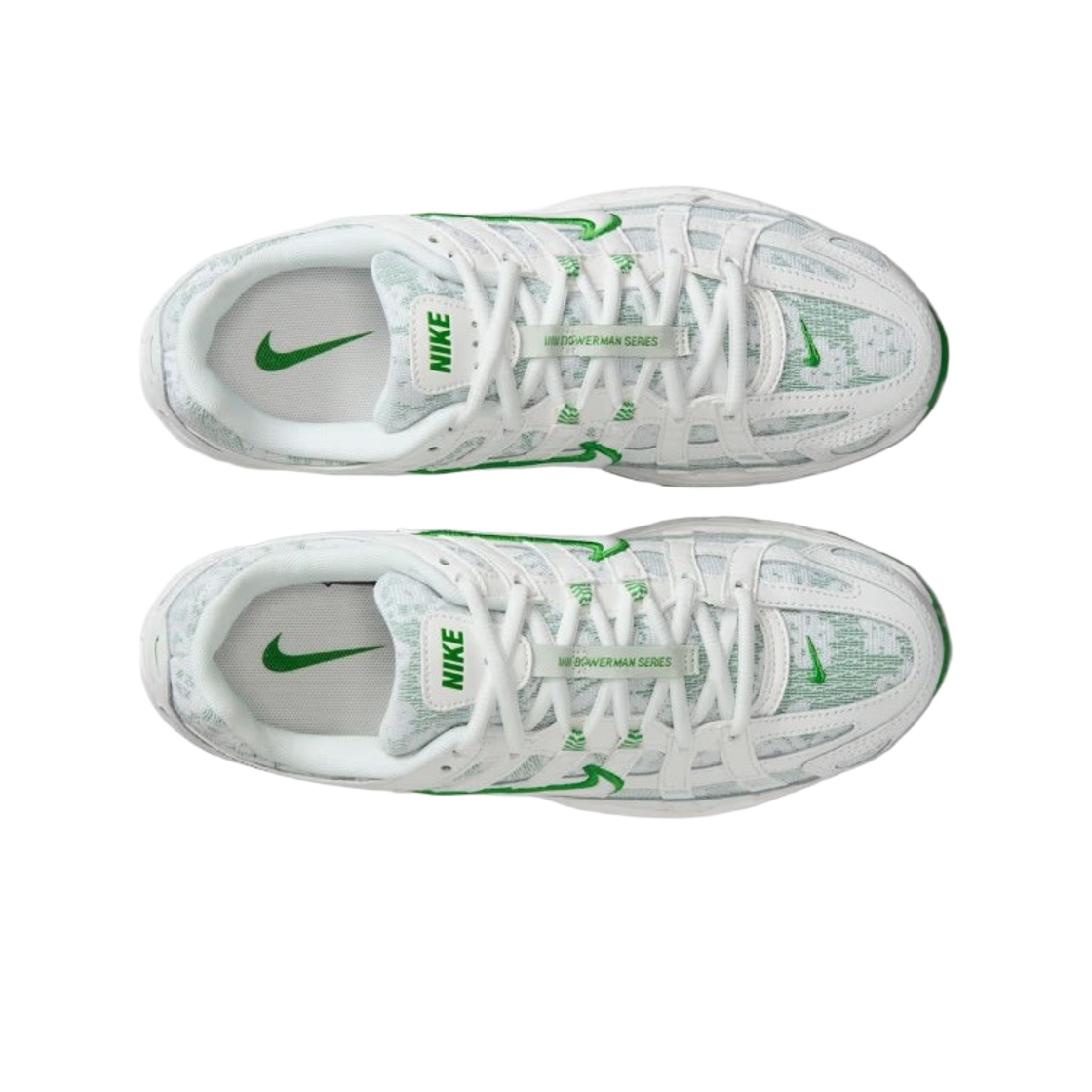(W) 나이키 P-6000 서밋 화이트 켈리 그린((W) Nike P-6000 Summit White Kelly Green) - 2