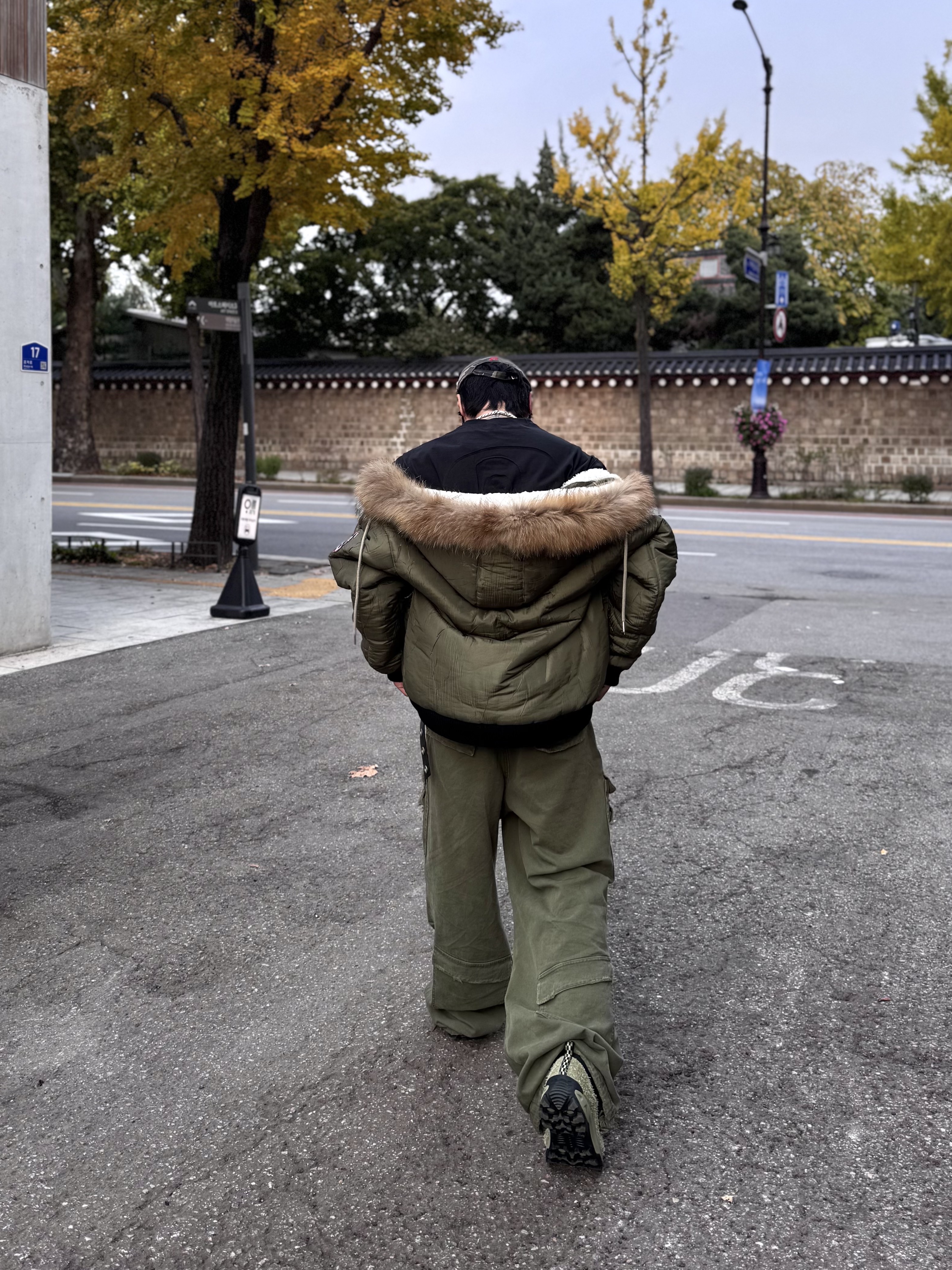 Merrell Winter Moc 3 1TRL Herb, Nonnod Double Pocket Cargo Pants Vintage Khaki 착용 스타일 - 3
