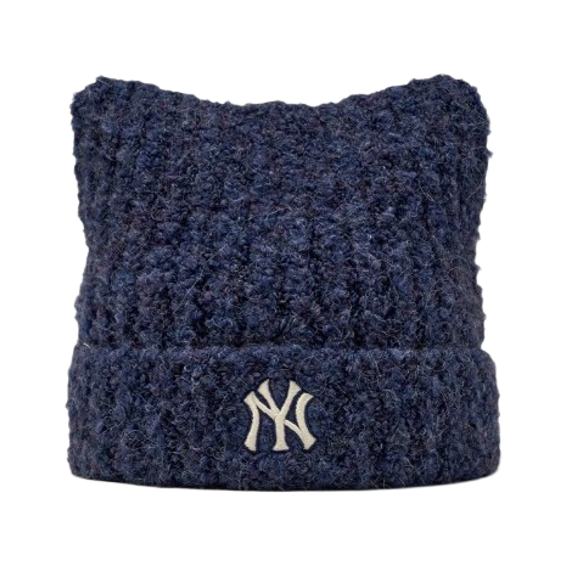 3ABNB1156-50NYS MLB Plush Meowing Beanie New York Yankees Navy