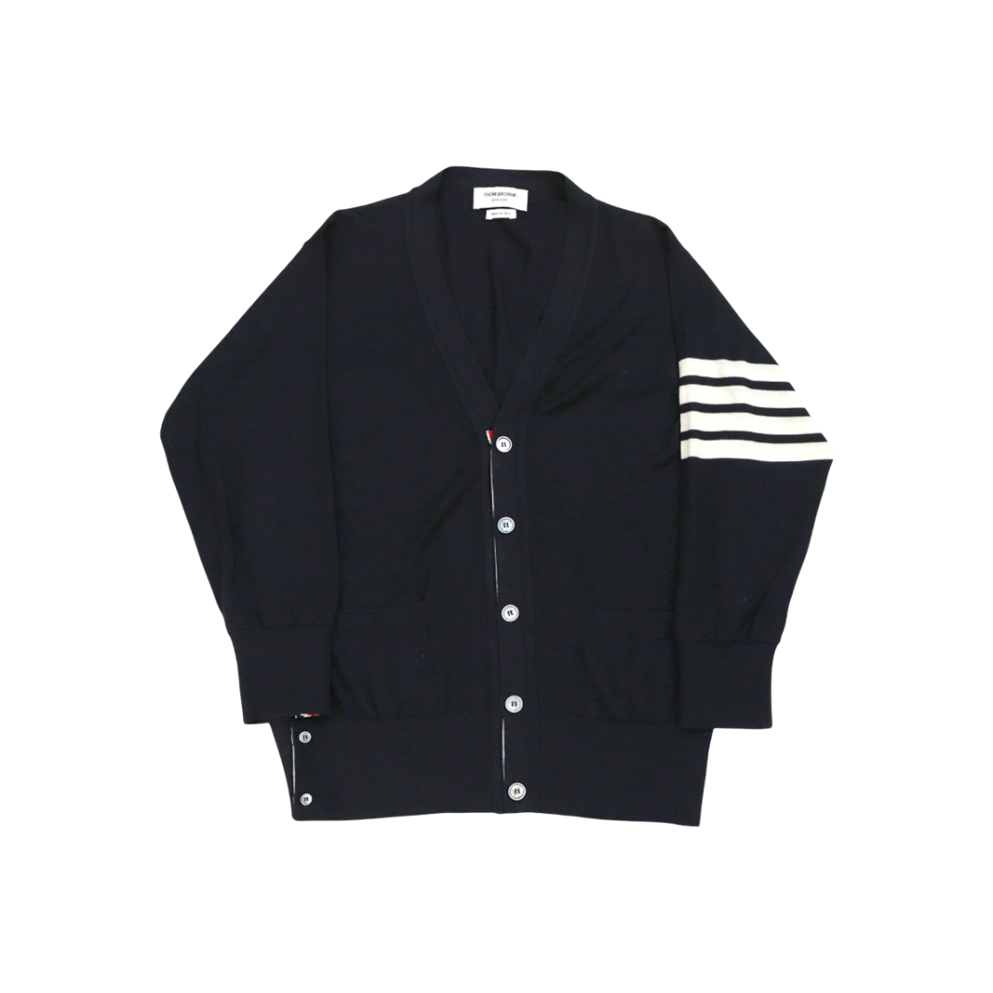 IT9DHPMOD7UD Thom Browne 4-Bar Cardigan Size 4 A-C40862