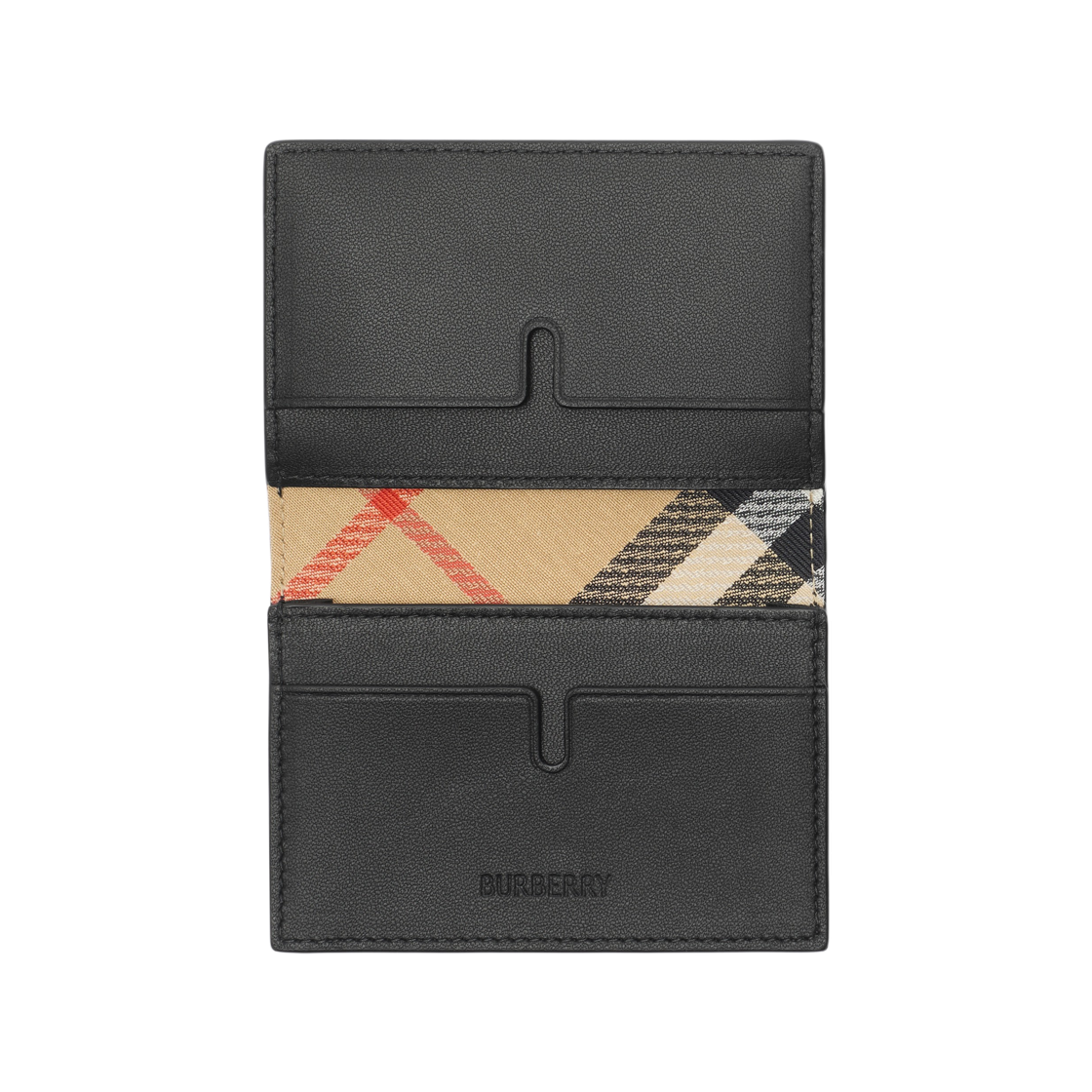 버버리 나이트 스탬프 바이폴드 카드 케이스 블랙(Burberry Knight Stamp Bifold Card Case Black) - 2