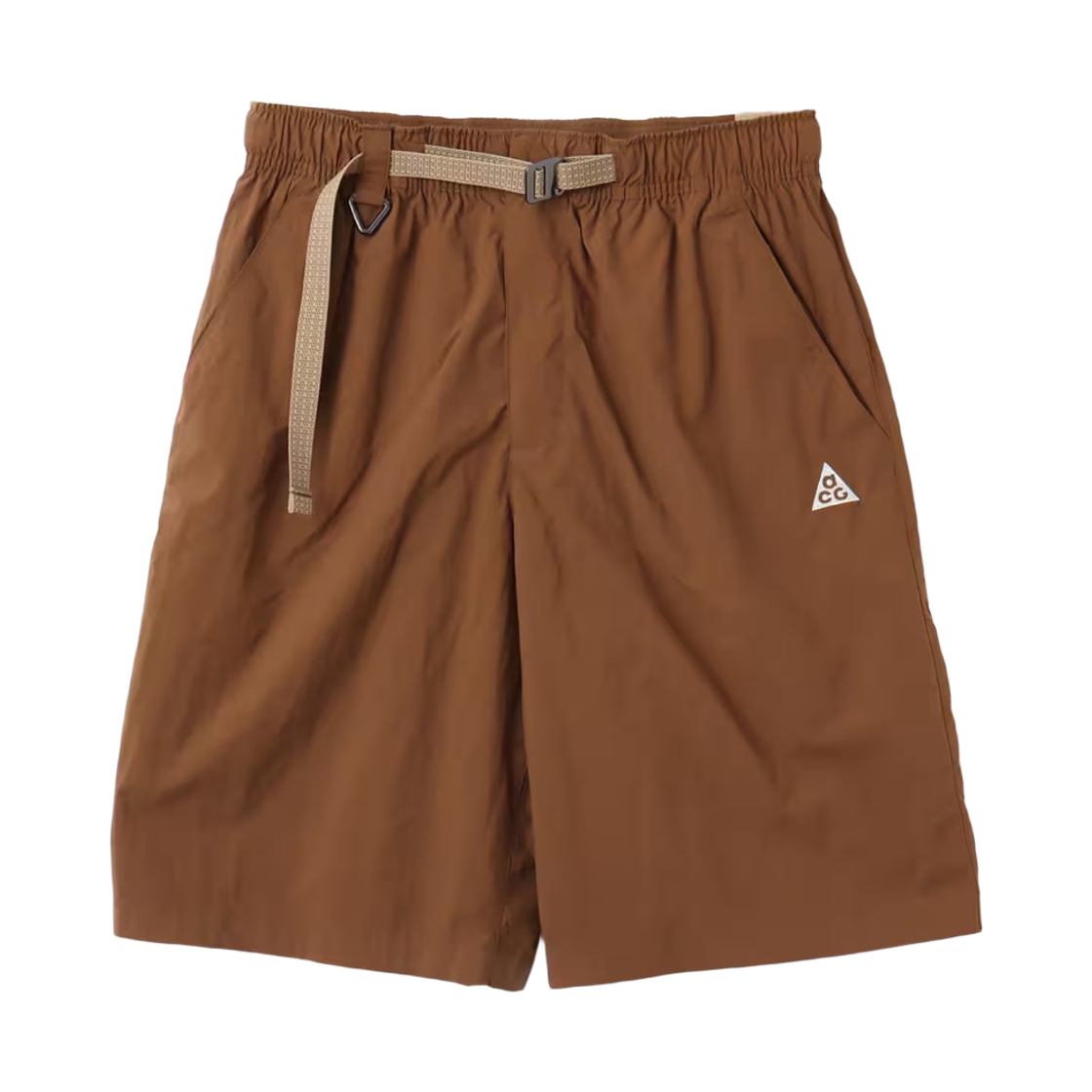 나이키 ACG 오브 위버 UV 리펠 오버사이즈 쇼츠 모스우드 브라운 파라슈트 베이지 - 아시아(Nike ACG Orb Weaver UV Repel Oversized Shorts Mosswood Brown Parachute Beige - Asia) - 1