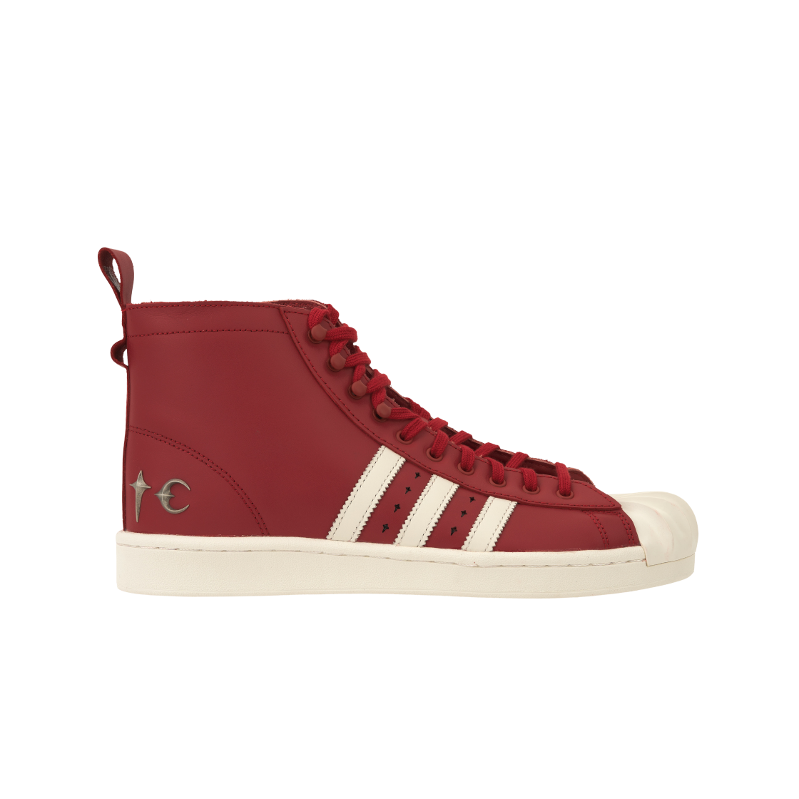 아디다스 x 떠그 클럽 슈퍼스타 부츠 럭스 화이트 오프 화이트(Adidas x Thug Club Superstar Boot Luxe White Off White)