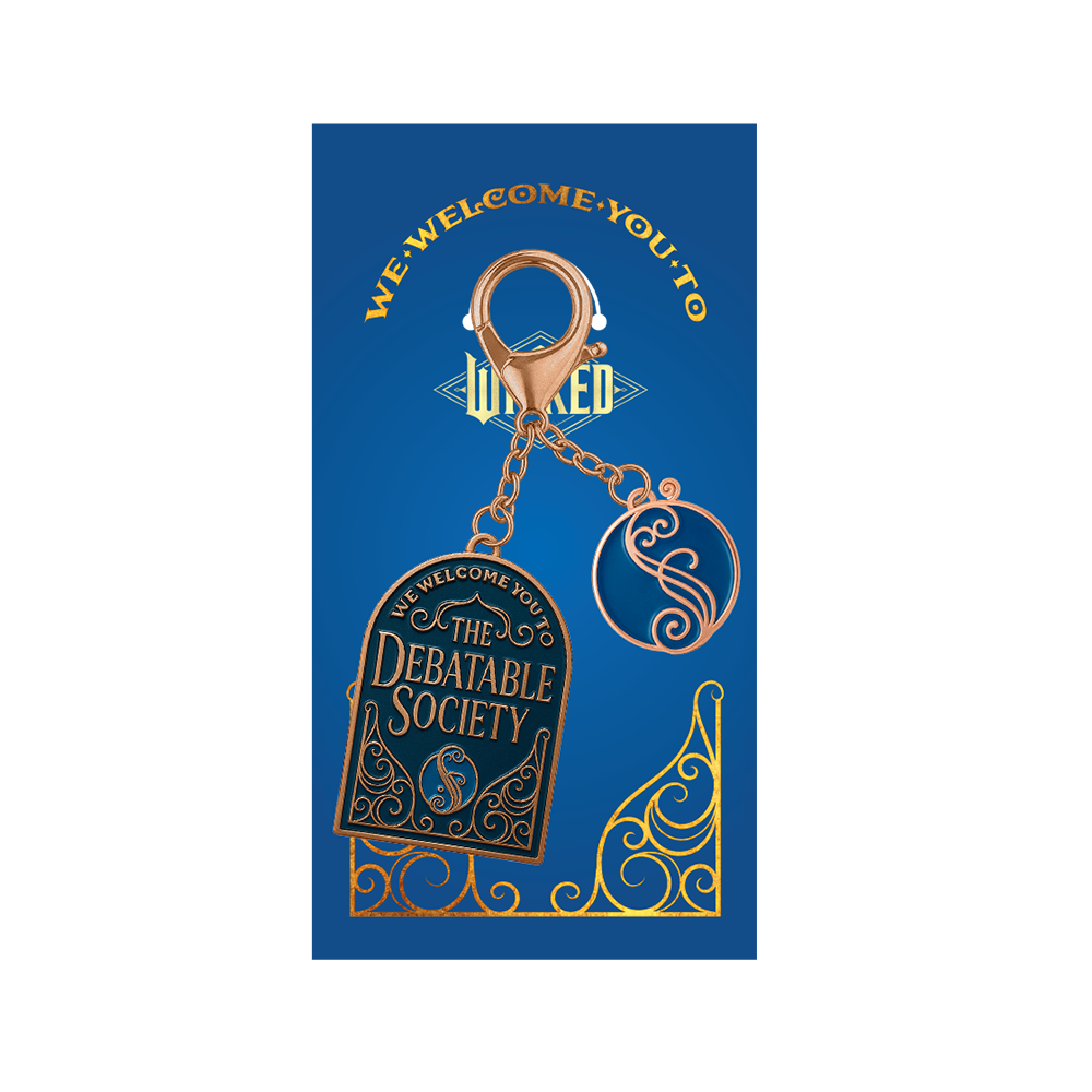 위키드 x 블루밍테일 쉬즈 경첩 키링(Wicked x Bloomingtale Shiz Hinged Pin Keychain)