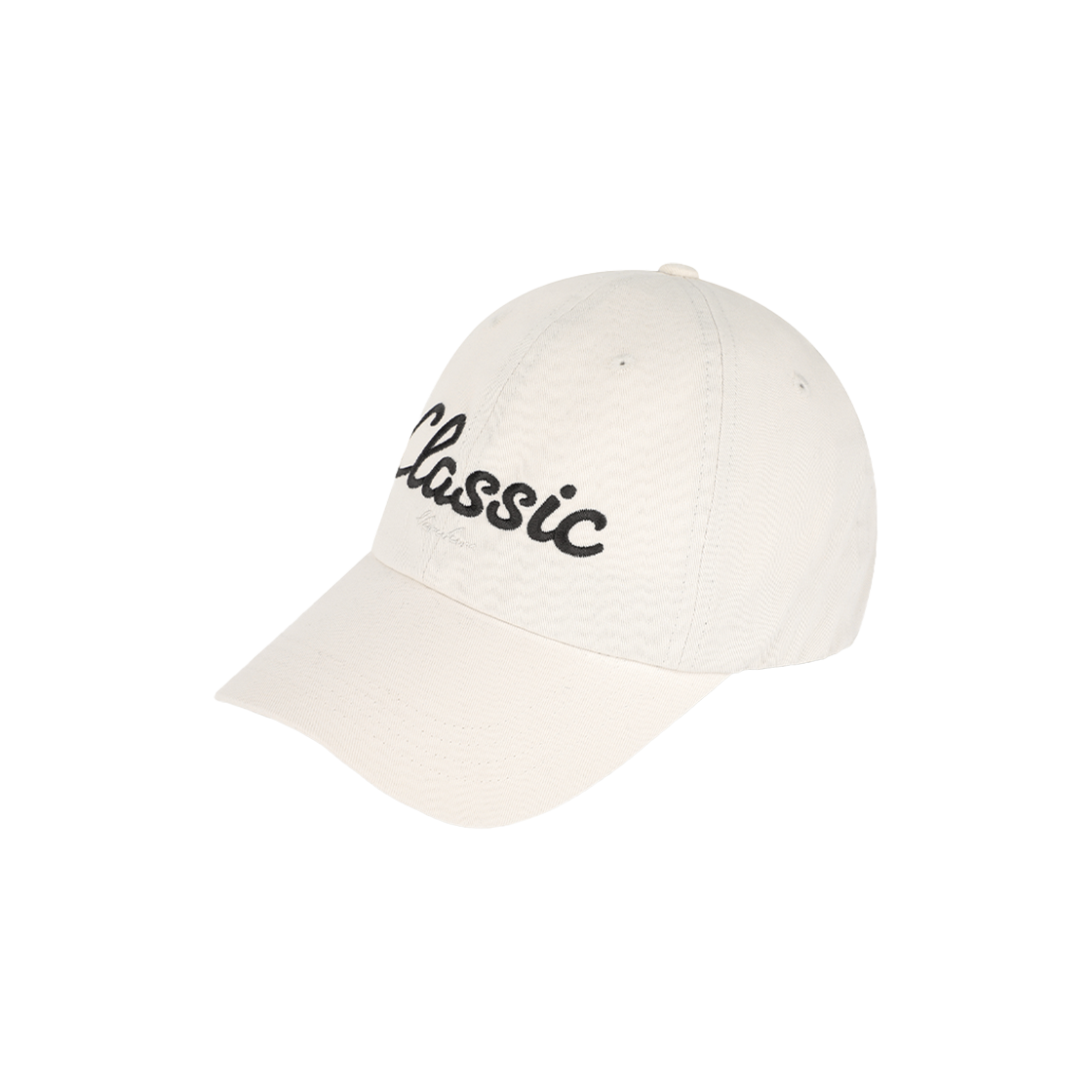 HW-BC241B/CR VERUTUM BC241B Classic Logo Bio Washing Ball Cap Cream