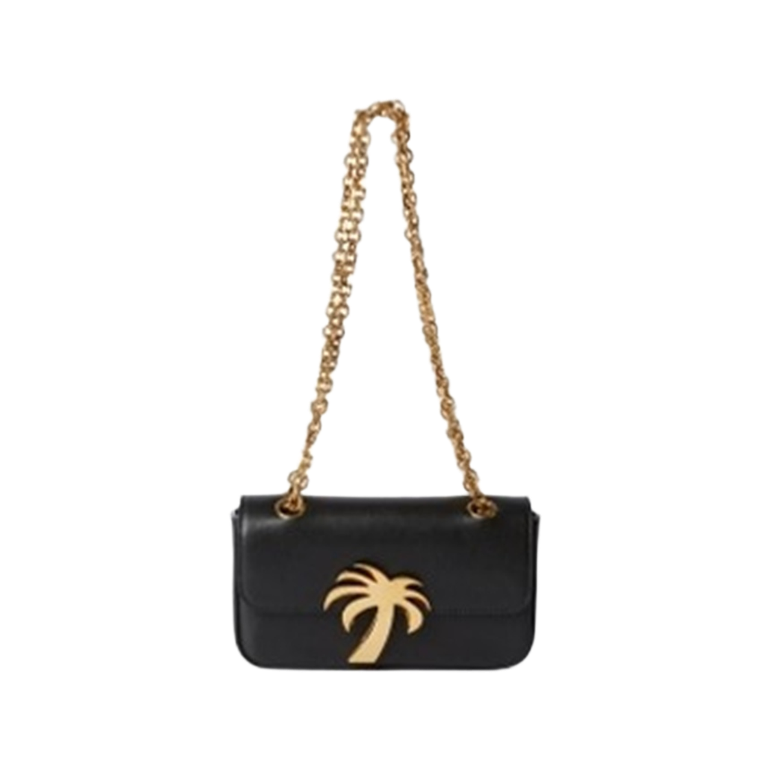 P9G3WMG99 Palm Angels Palm Bridge Chain Bag Black