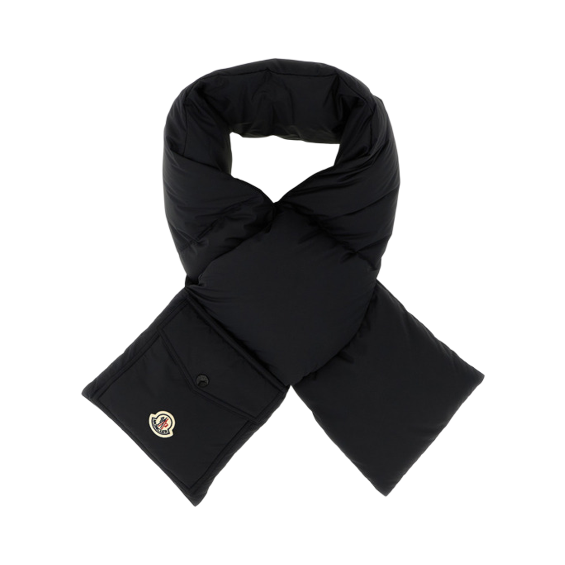 K2-091-3C00006-597YW-999 Moncler Down Packable Scarf Black - 25FW