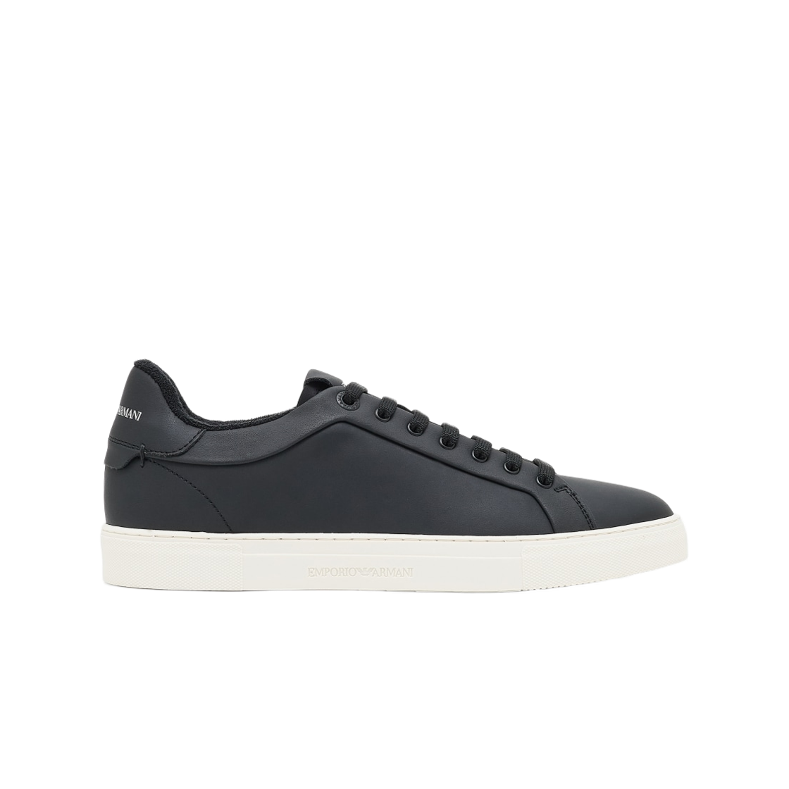 EM003844AF20004UC001 Emporio Armani Supple Leather Sneakers Black