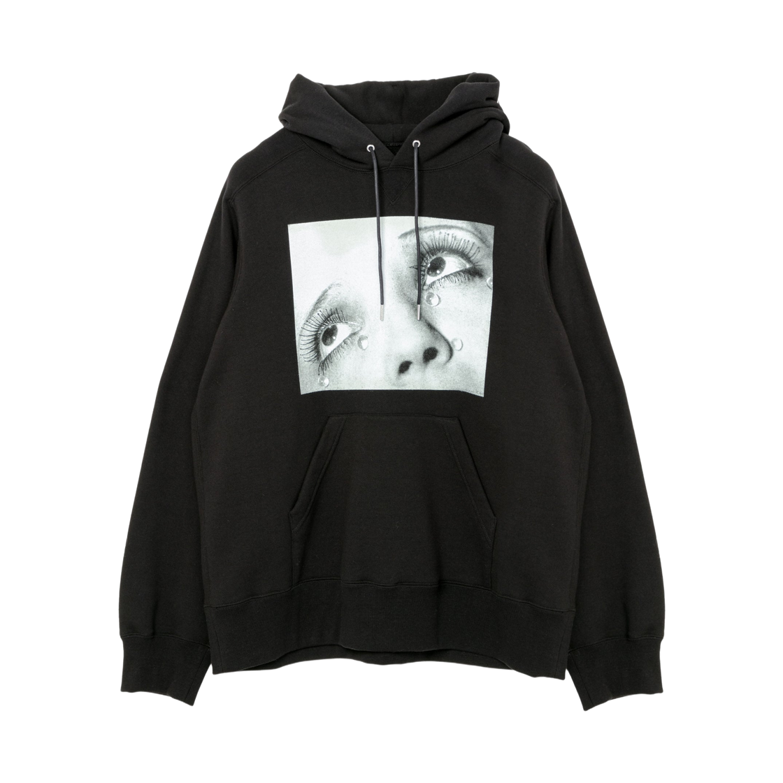 25-01058S-001 Sacai Man Ray Print Hoodie Black