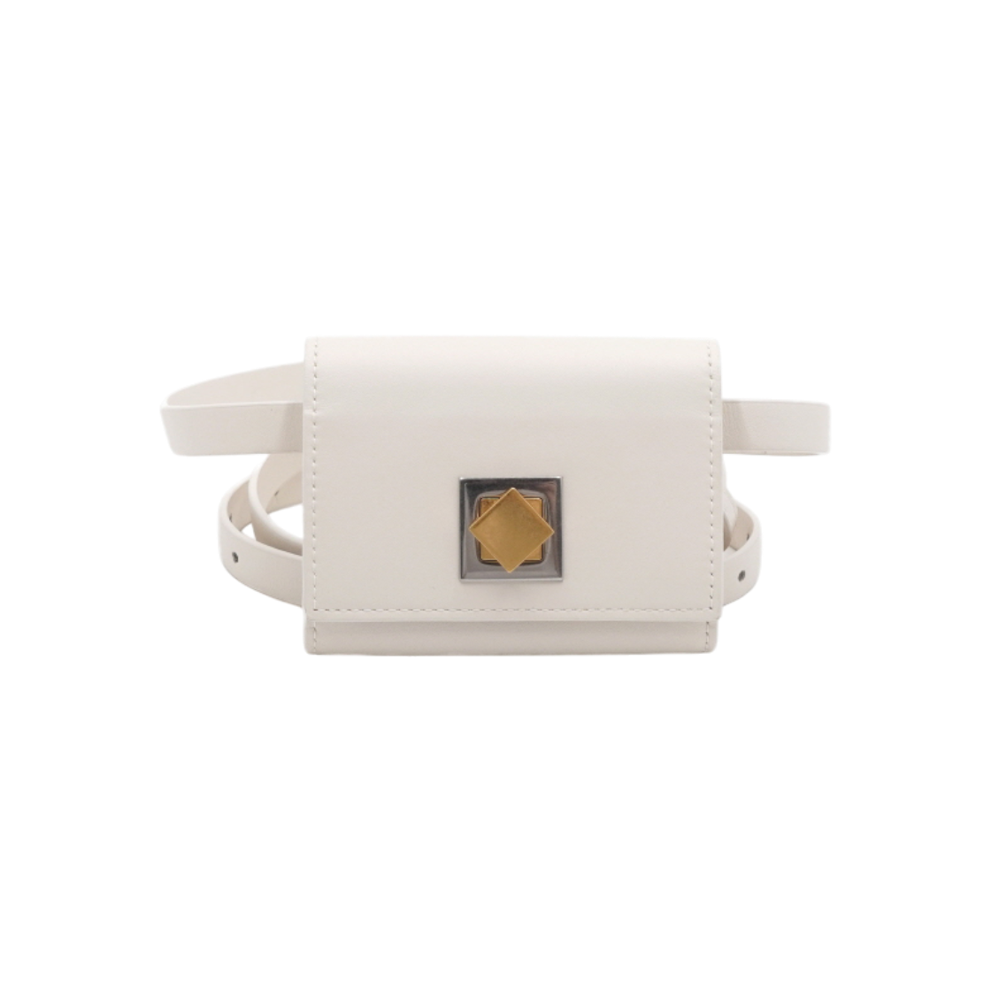 보테가 베네타 619069 카프스킨 트위스트 락 미니 벨트백 aa57651(Bottega Veneta 619069 Calfskin Twist Lock Mini Belt Bag)