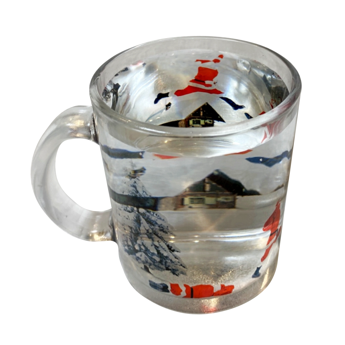 ylwmug24299312 [3% 포인트 적립] you like what Snowhouse Santa Glass Mug (Gloss)