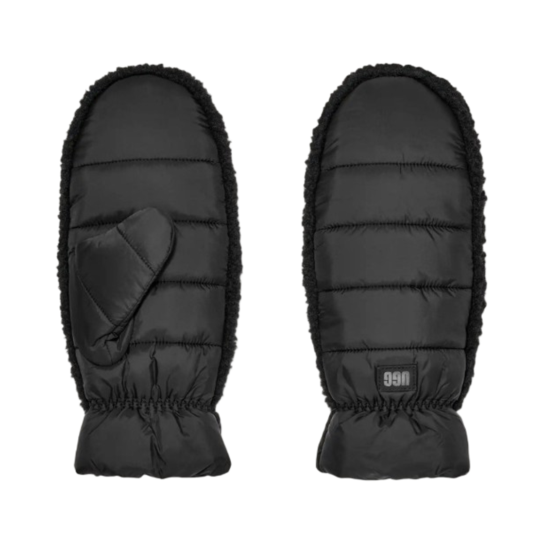 (W) 어그 AW 플러프 미튼 블랙((W) UGG AW Fluff Mitten Black)