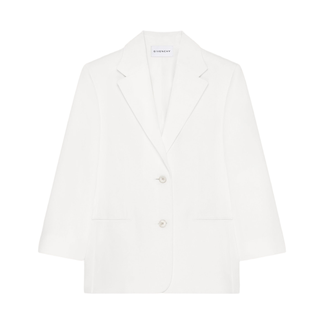 BW30LW164J-105 (W) Givench Wool Single Breasted Jacket Ivory
