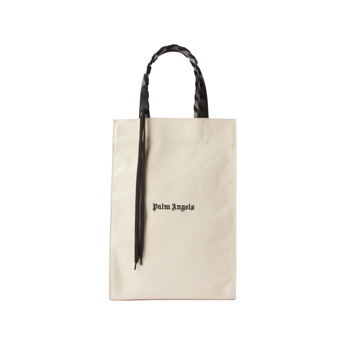 P9G5MMB90 Palm Angels Canvas Logo Tote Bag Off White