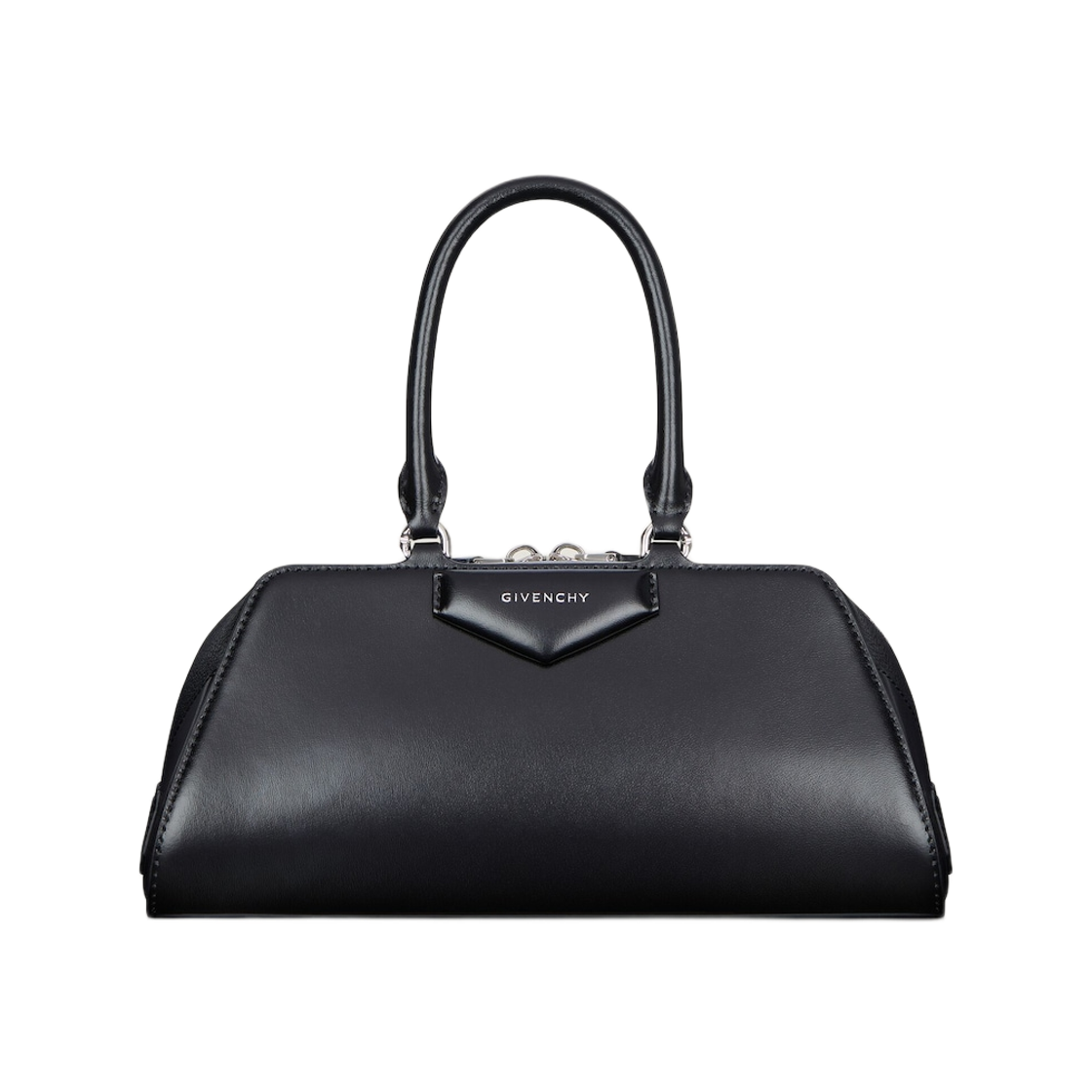 지방시 안티고나 박스 레더 스몰 이스트 웨스트 백 블랙(Givenchy Antigona Box Leather Small East-West Bag Black)