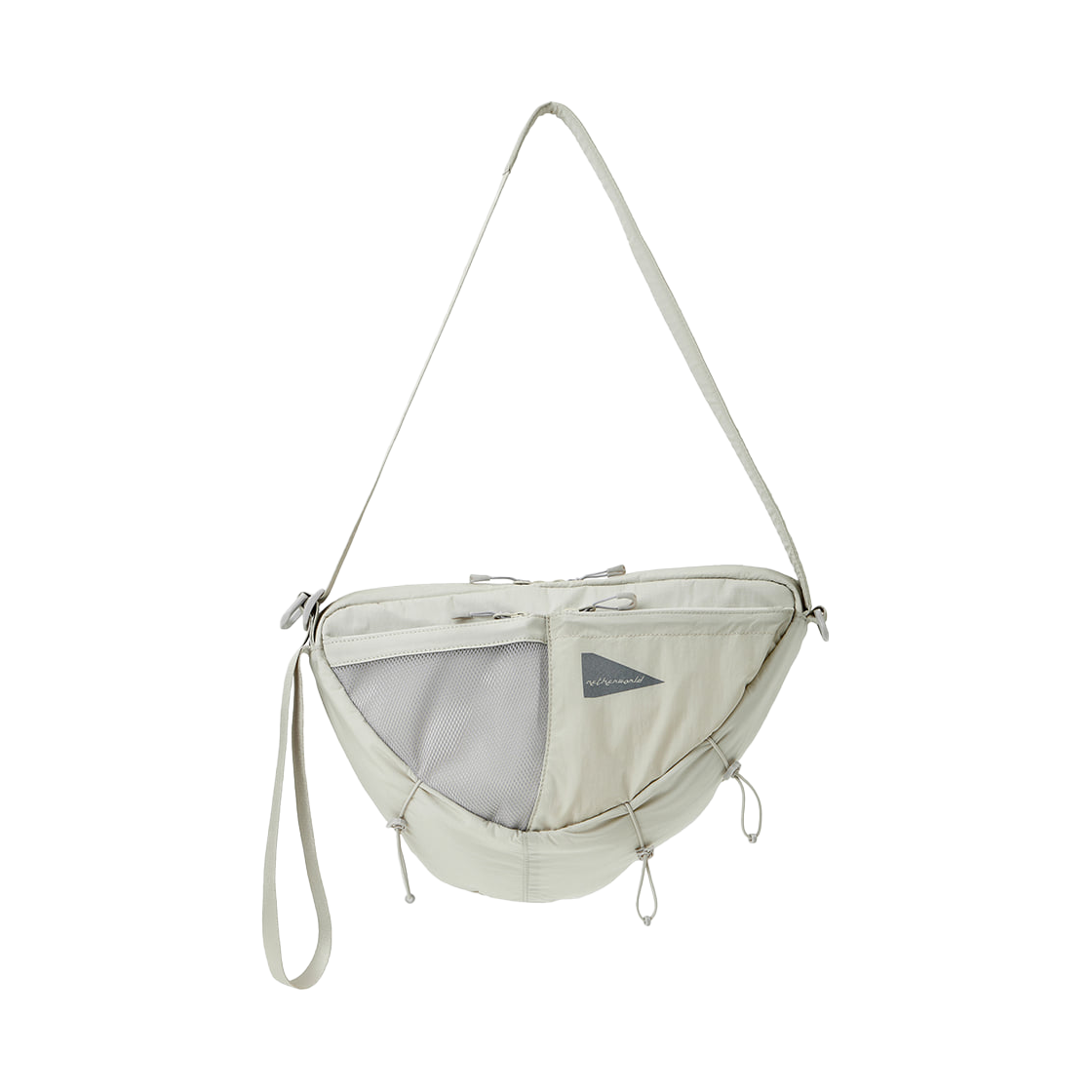 파운드포켓 엔티더블유에프피 시티 트렉 크로스 백 라이트 그레이(Found Pocket NTWFP City Trek Cross Bag Light Grey)