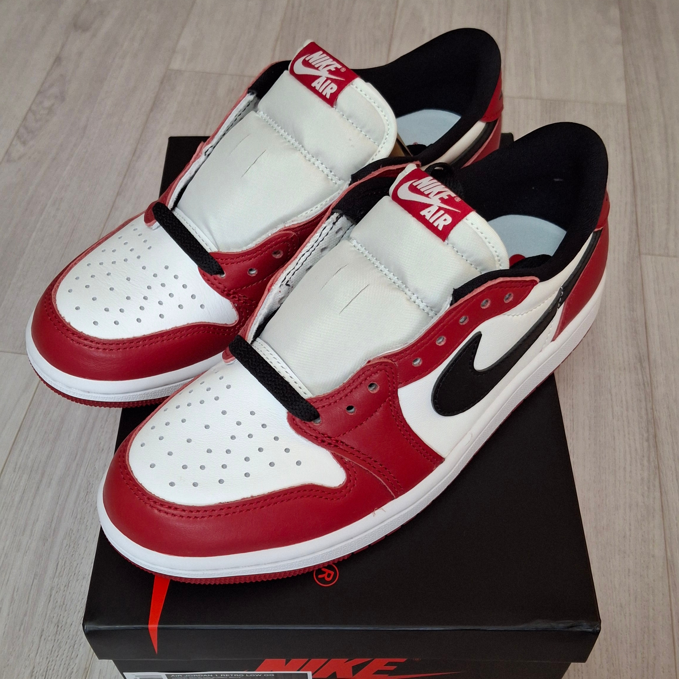 Jordan 1 Retro Low OG Chicago 착용 스타일 - 3