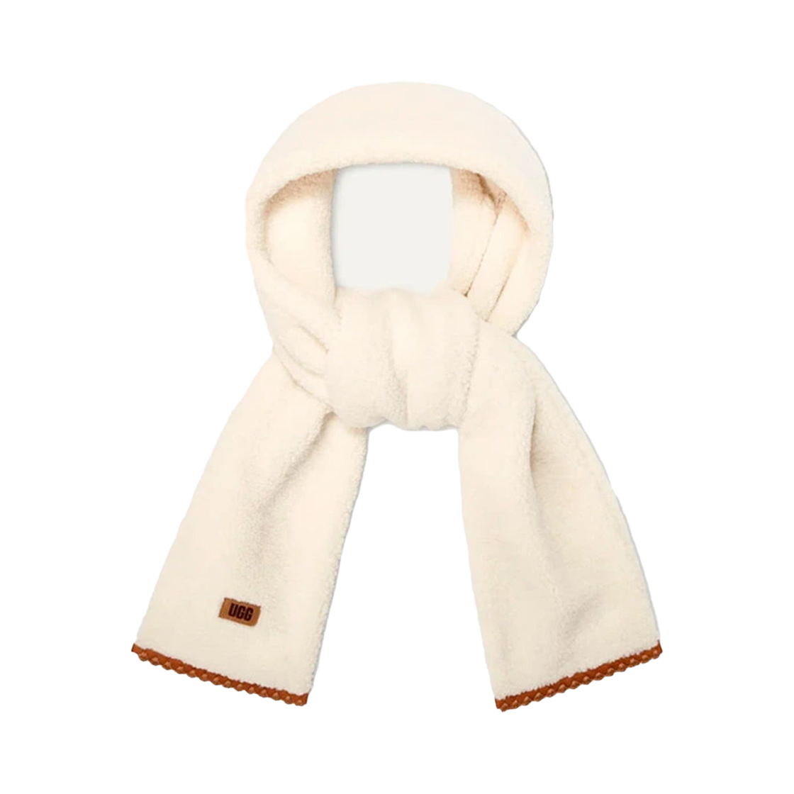 101021-NMB (W) UGG UGGfluff Scalloped Scarf Nimbus