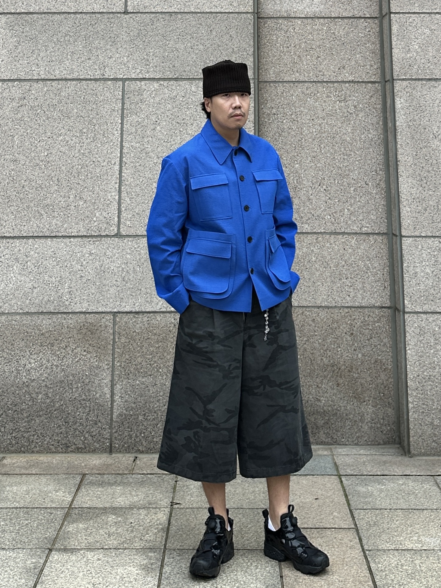Reebok x Juun.J Instapump Fury OG Black 착용 스타일