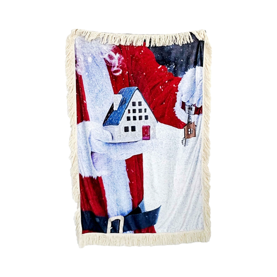 유라이크왓 산타 하우스 블랭킷 (세로형)([3% 포인트 적립] you like what Santa House Blanket (Vertical))