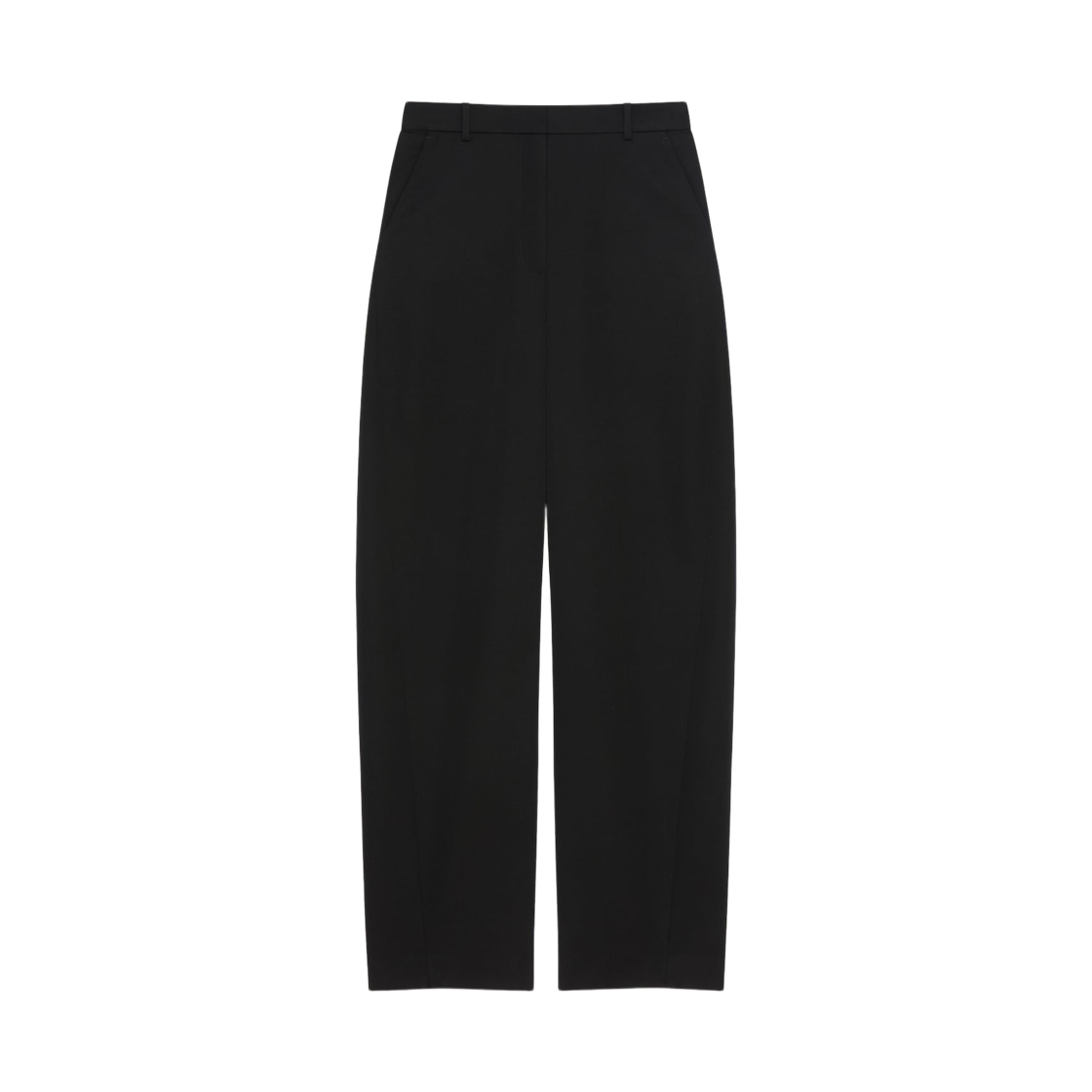 (W) 지방시 코쿤 울 테일러드 팬츠 블랙((W) Givenchy Cocoon Wool Tailored Pants Black)