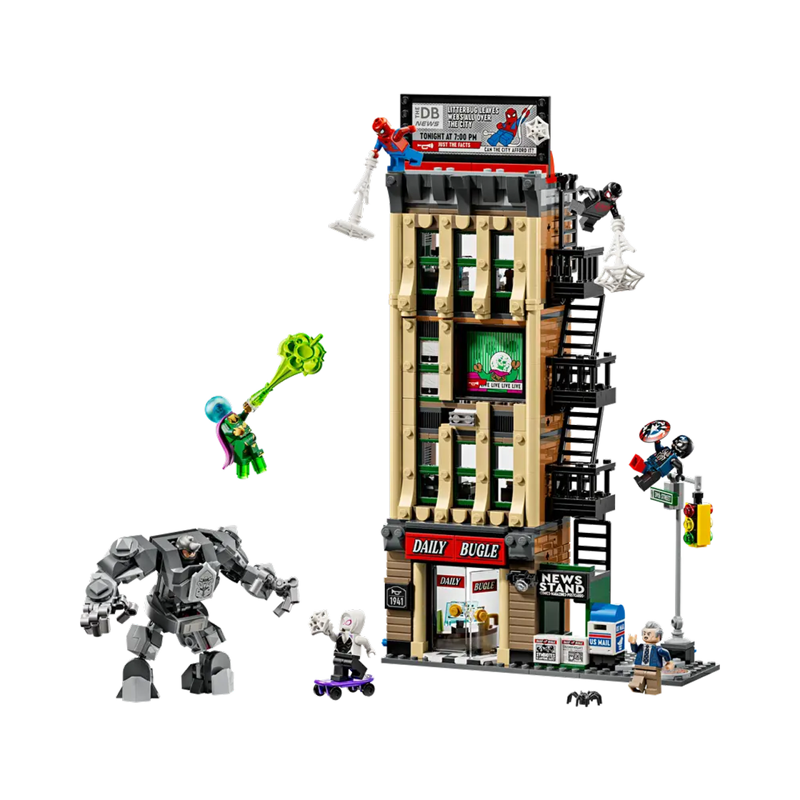 76342 Lego Marvel Spider-Man vs. Mysterio: The Daily Bugle