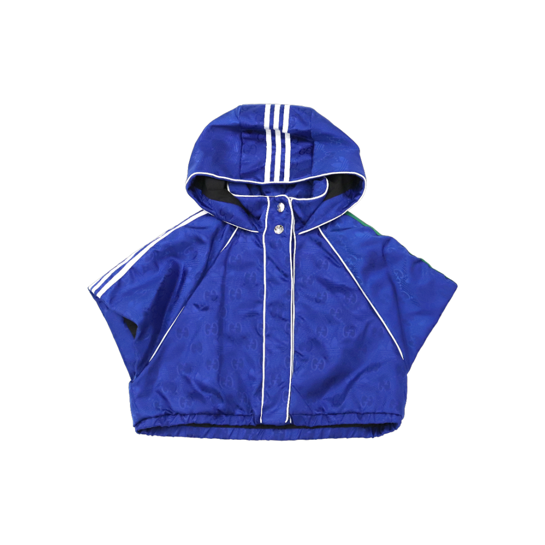 ITLDRCFWMEQ3 Gucci x Adidas Blue Cropped Jacket A-C40790